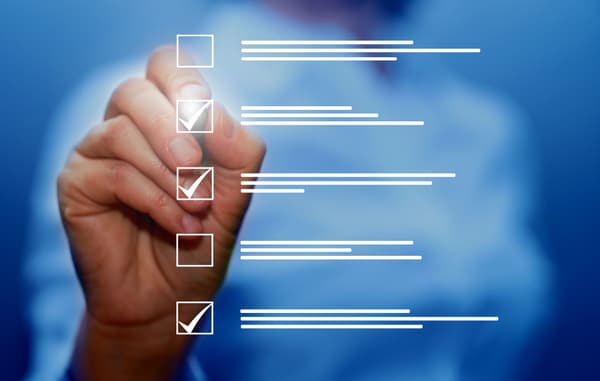 A graphic of a checklist